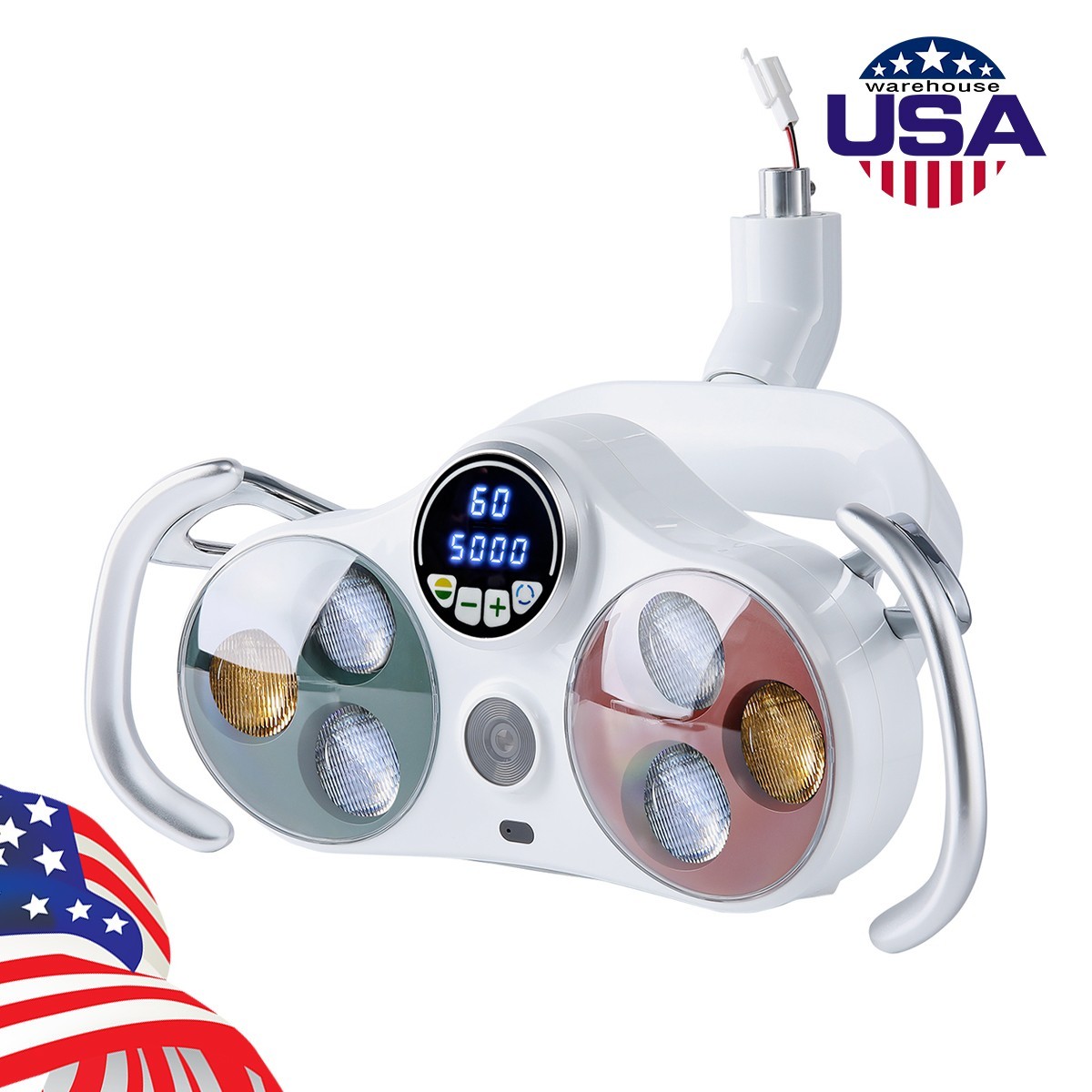 Dental LED Operation Light Sensor Lamp w/ Camera & Monitor for Dental Chair Unit
