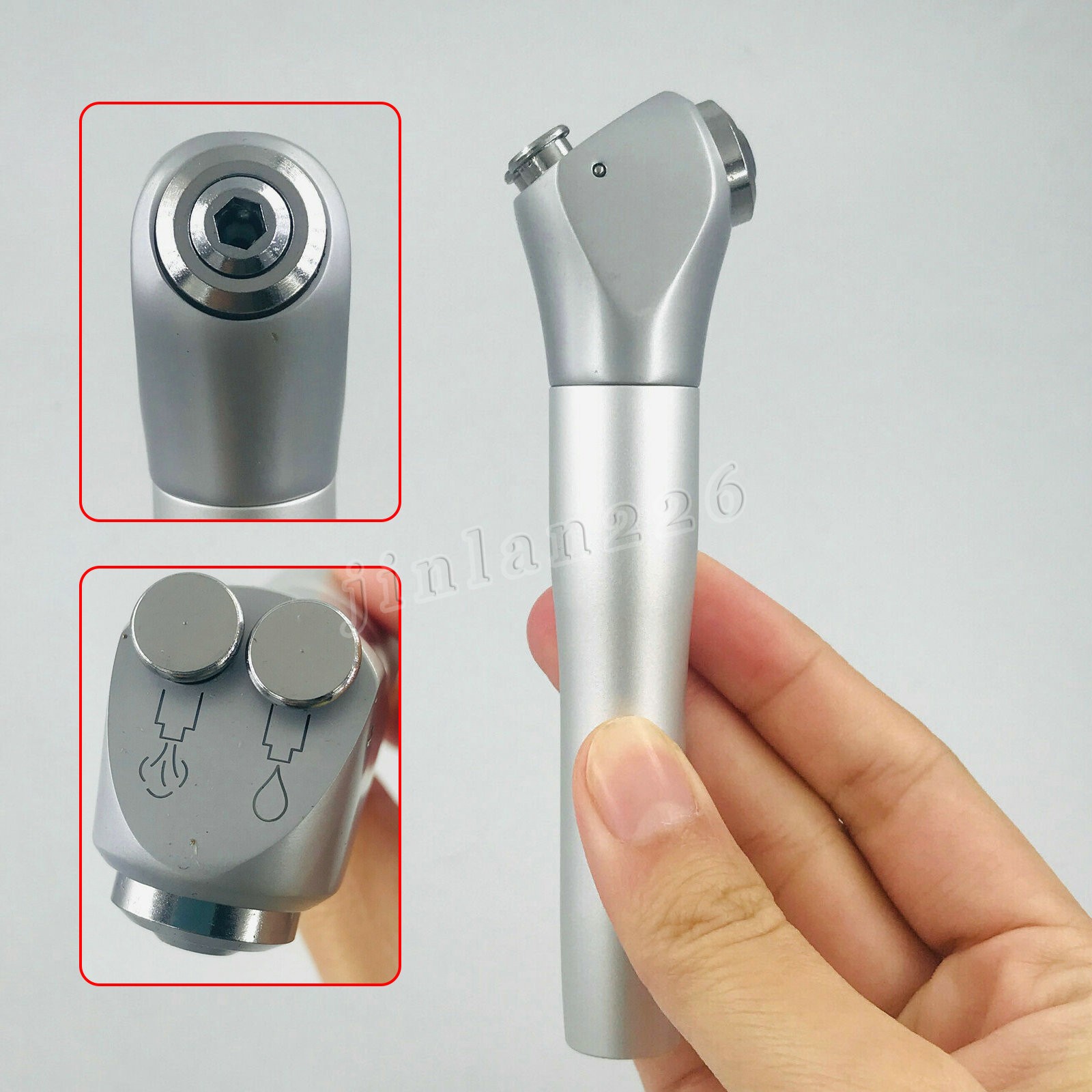 Dental Air Water Spray Triple Syringe 3 Three Way Handpiece With 2 Nozzles Tips