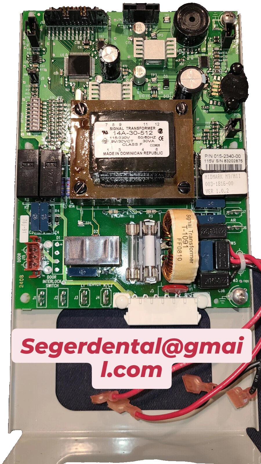 Midmark ONE YEAR! Warranty M9 M11 115 volt Circuit Board