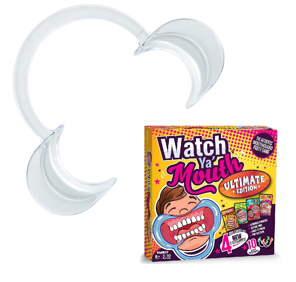 Bag of 40 Watch Ya’ Mouth Large Cheek Retractors for Game, Guards Pieces