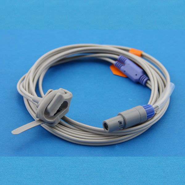 6Pin SpO2 Sensor Probe Cable 3M For DRE Waveline EZ MAX 2 Plus Adult Finger Clip