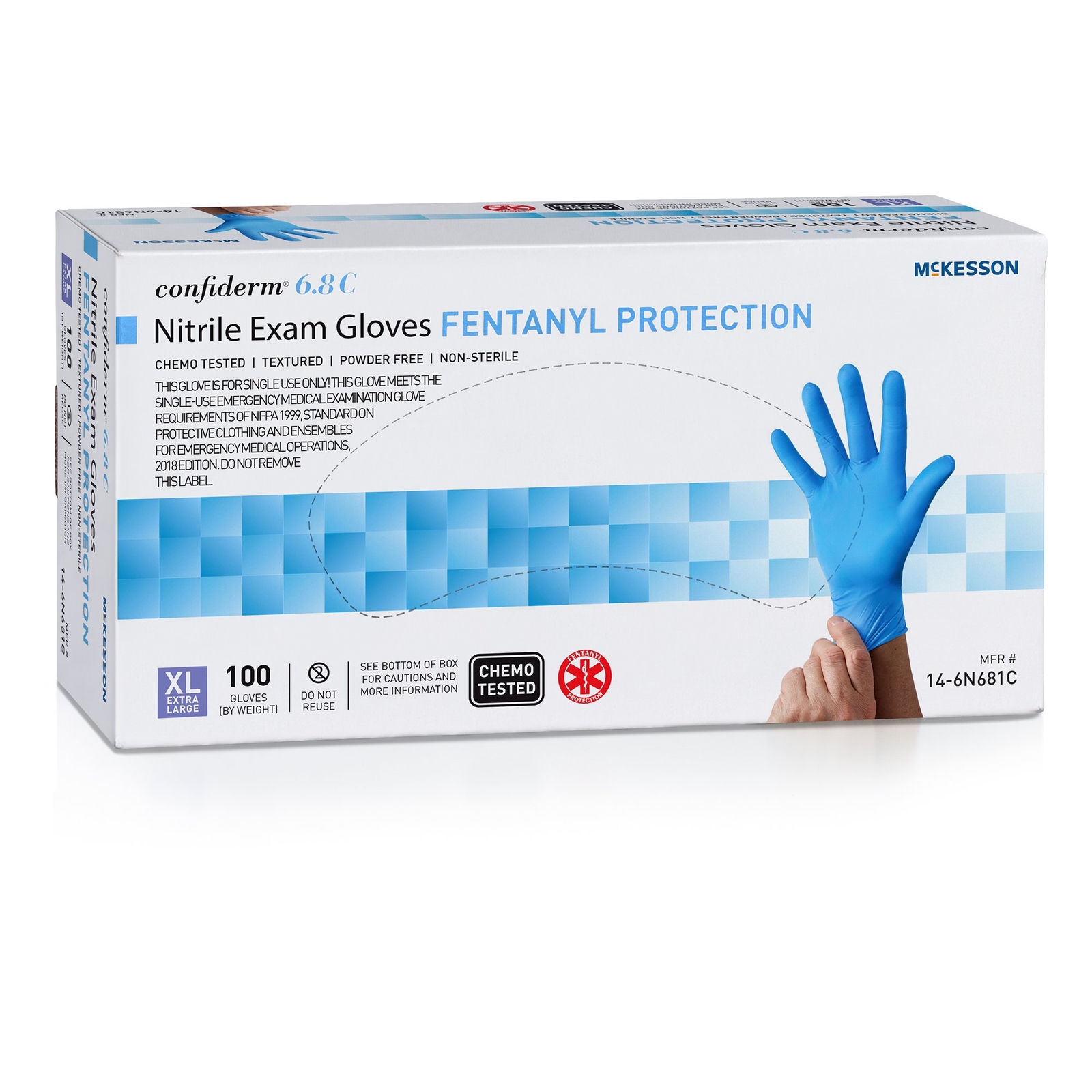 McKesson Nitrile Exam Glove – 100 per Box