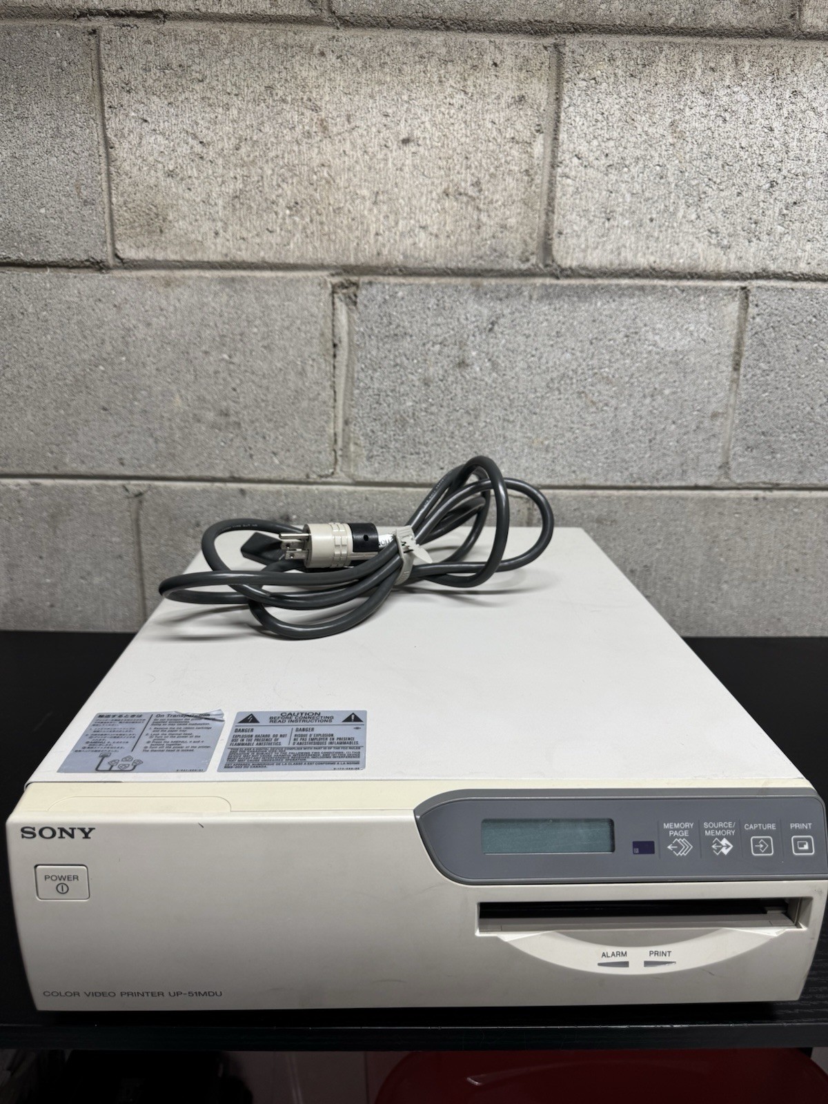 Sony UP-51MDU Color Medical Printer High-Resolution A5 Prints Tested and Working