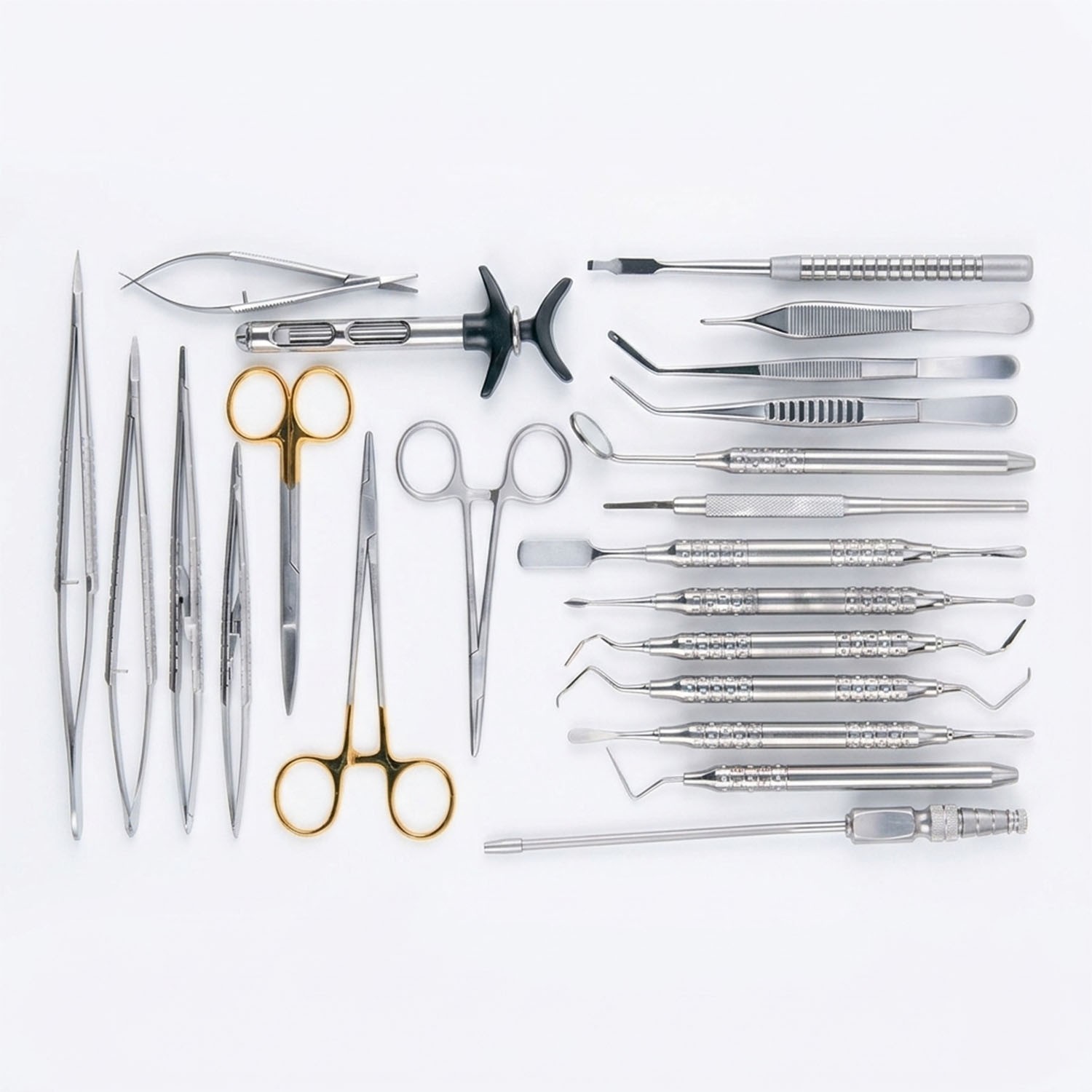 22 Pieces Micro Surgery Kit Surgical Dental Instruments DN-2678