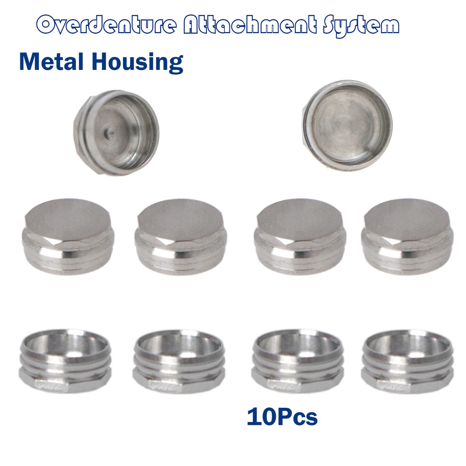 Universal Dental Locator Abutment Retention Caps Inserts Set，4/10/20Pieces
