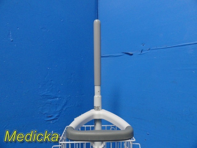 GCX PolyMount Mobile Rolling Equipment Stand Cart w/ Utility Basket ~ 40001