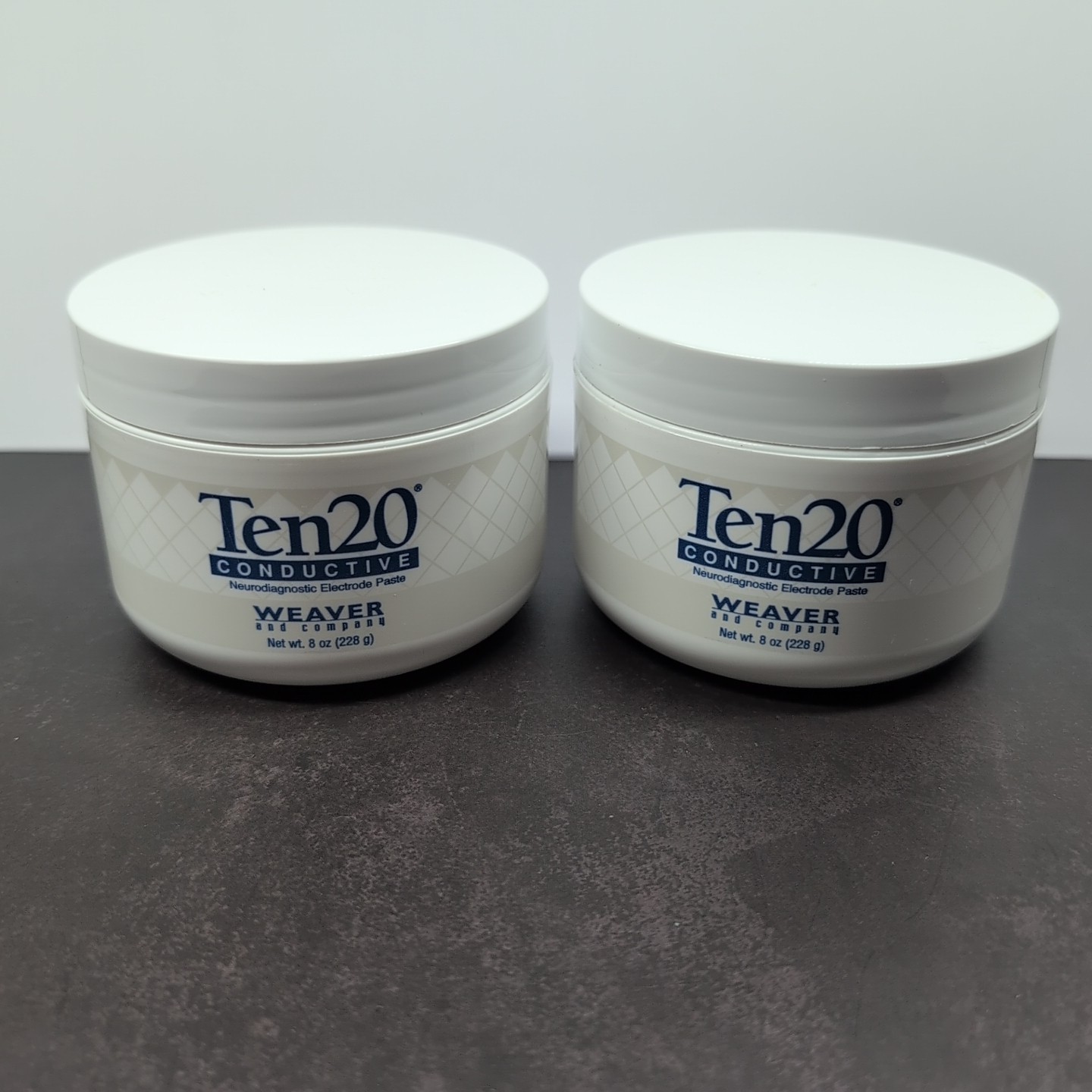 Weaver TEN20-8J Paste Conductive Jar 8oz. 2 Jars Electrode Paste