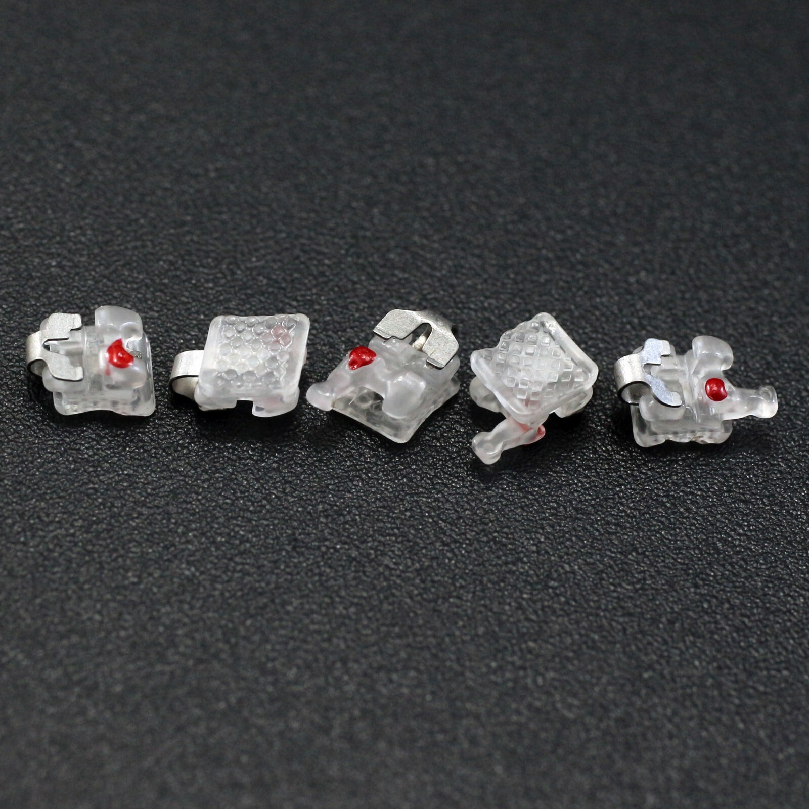 Dental Orthodontic Interactive Self Ligating Brackets Ceramic Aesthetics Roth