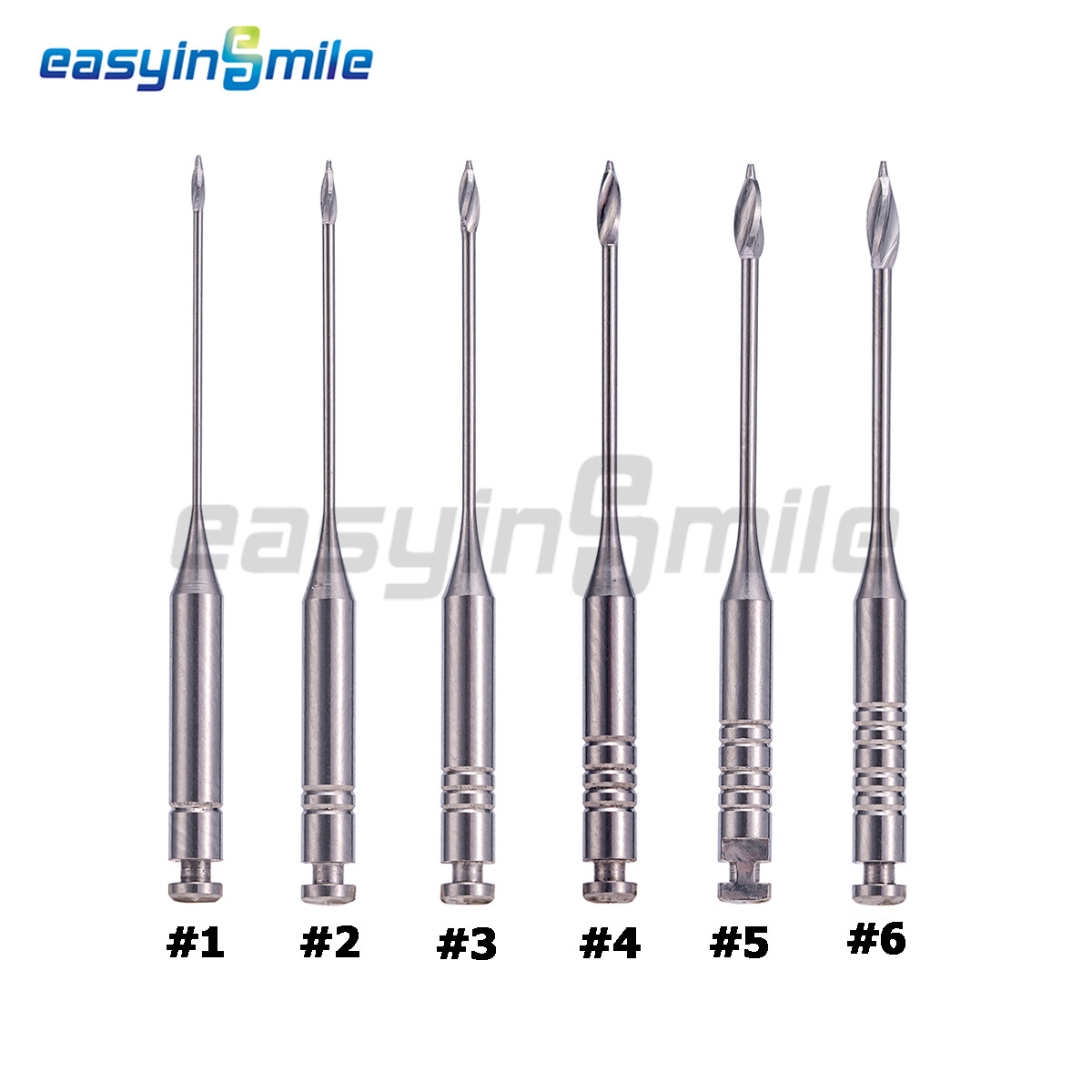 10Pks Dental Endo Pesso Reamers/Glidden Gates Spiral Root Canal Drill 32MM #1-#6