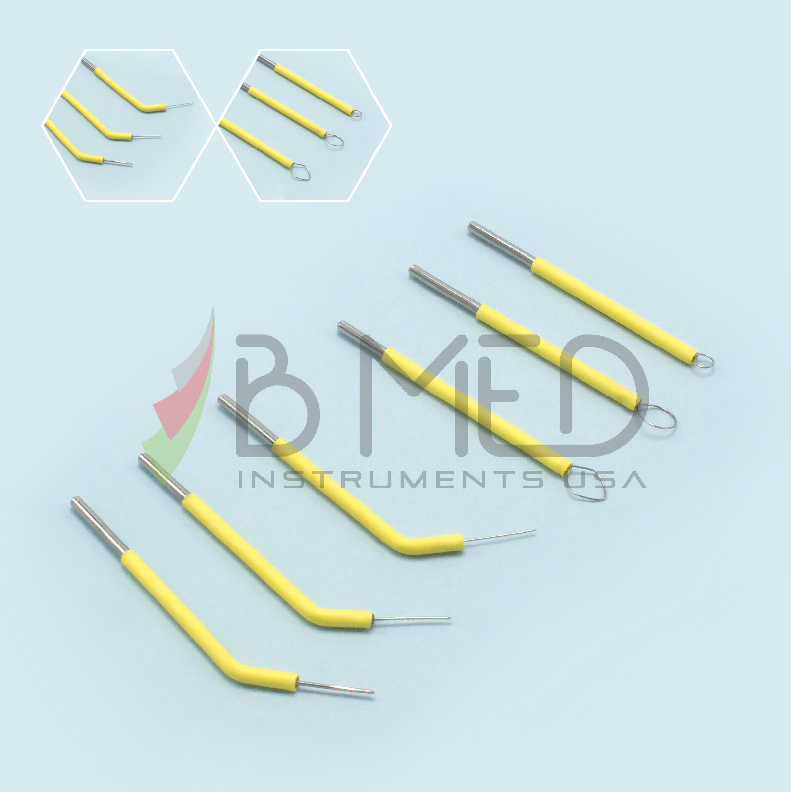 6 Associated Dental Electrode Tips Set Electrosurge For Vet Cutting Unit ART-E1