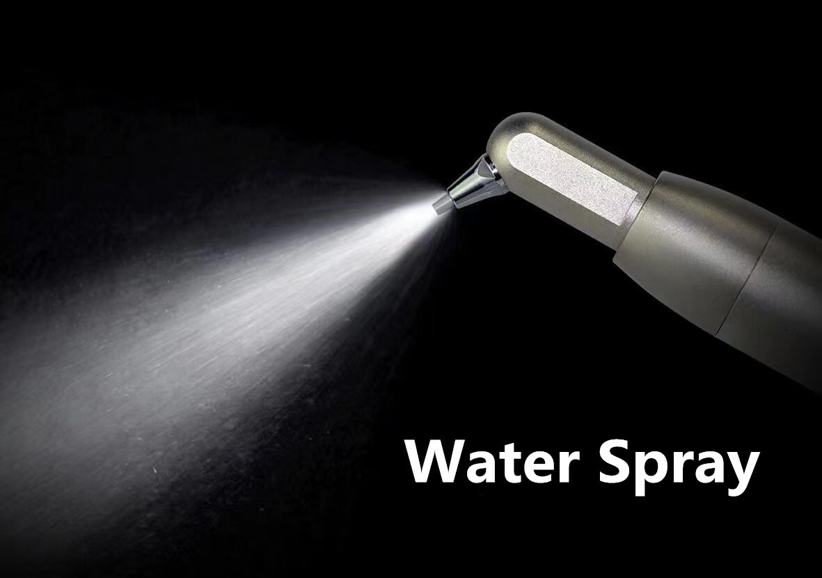 Dental Aluminum Oxide Microblaster with Water Spray Tungsten Steel Nozzle 4-Hole