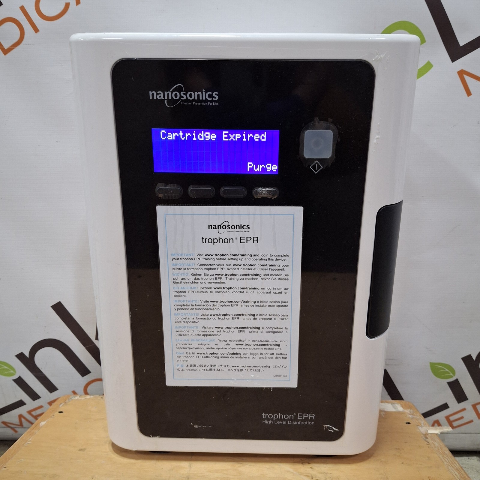 NanoSonics Trophon EPR High Level Disinfection