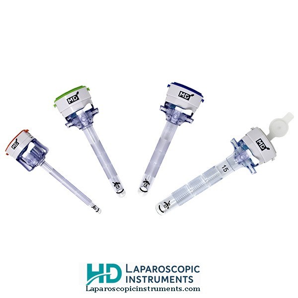 Laparoscopic Trocar – Bladed Tip Auto Locking Trocar 5mm 10mm – Full Detachable