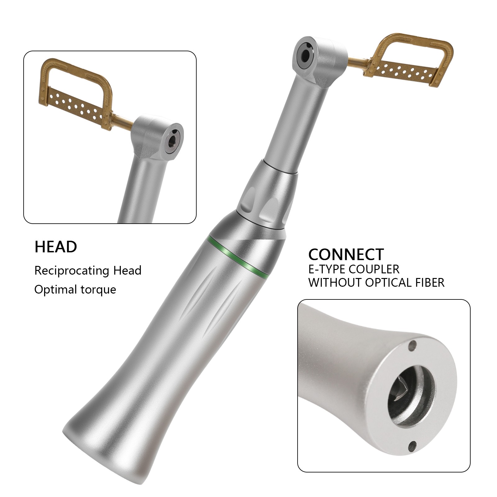 Dental 4:1 Reduction IPR Contra Angle Handpiece Interproximal Stripping Kit