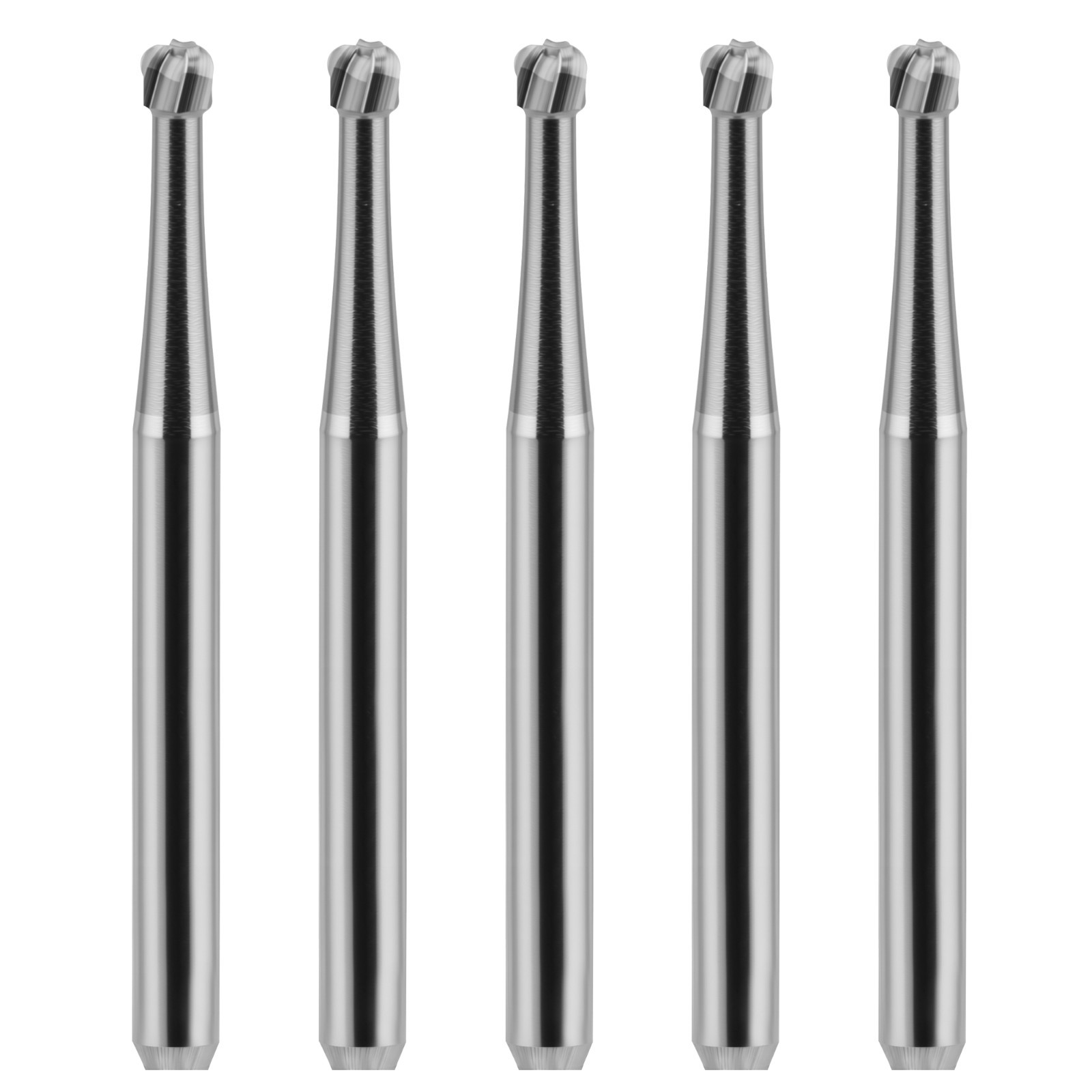 Wave Dental Operative Carbide Burs Round Friction Grip FG 1/4 -8 High Speed 19mm