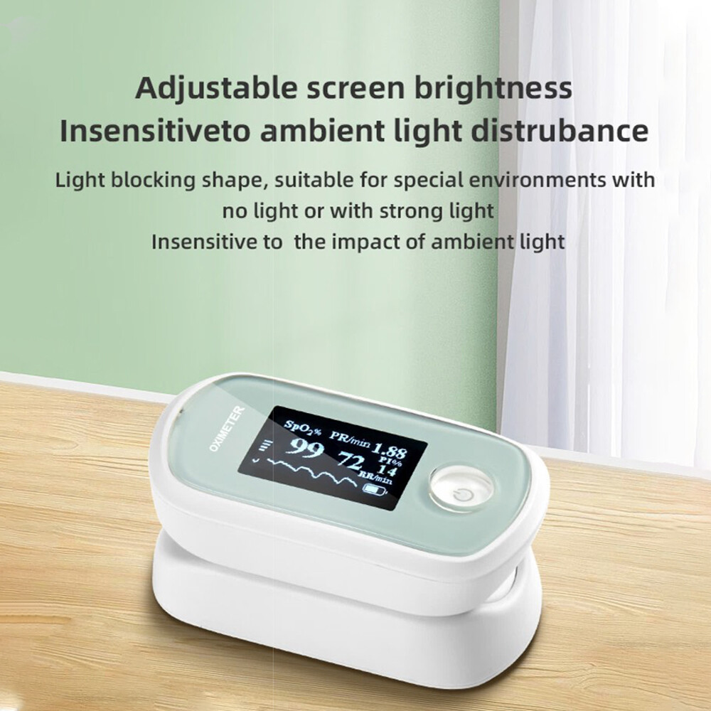 Pulse Finger Oximetro De Pulso Oxymeter SPO2 PR PI RR Sleep Monitor Heart Rate