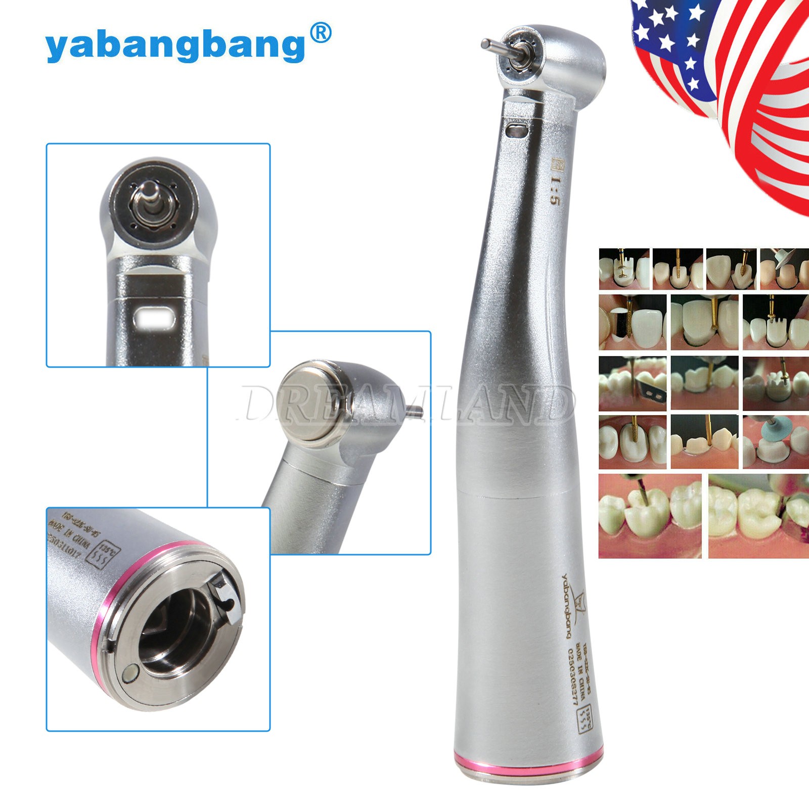 Dental Electric 1:4.2 /1:5/1:1 LED Contra Angle Increasing Surgical Handpiece