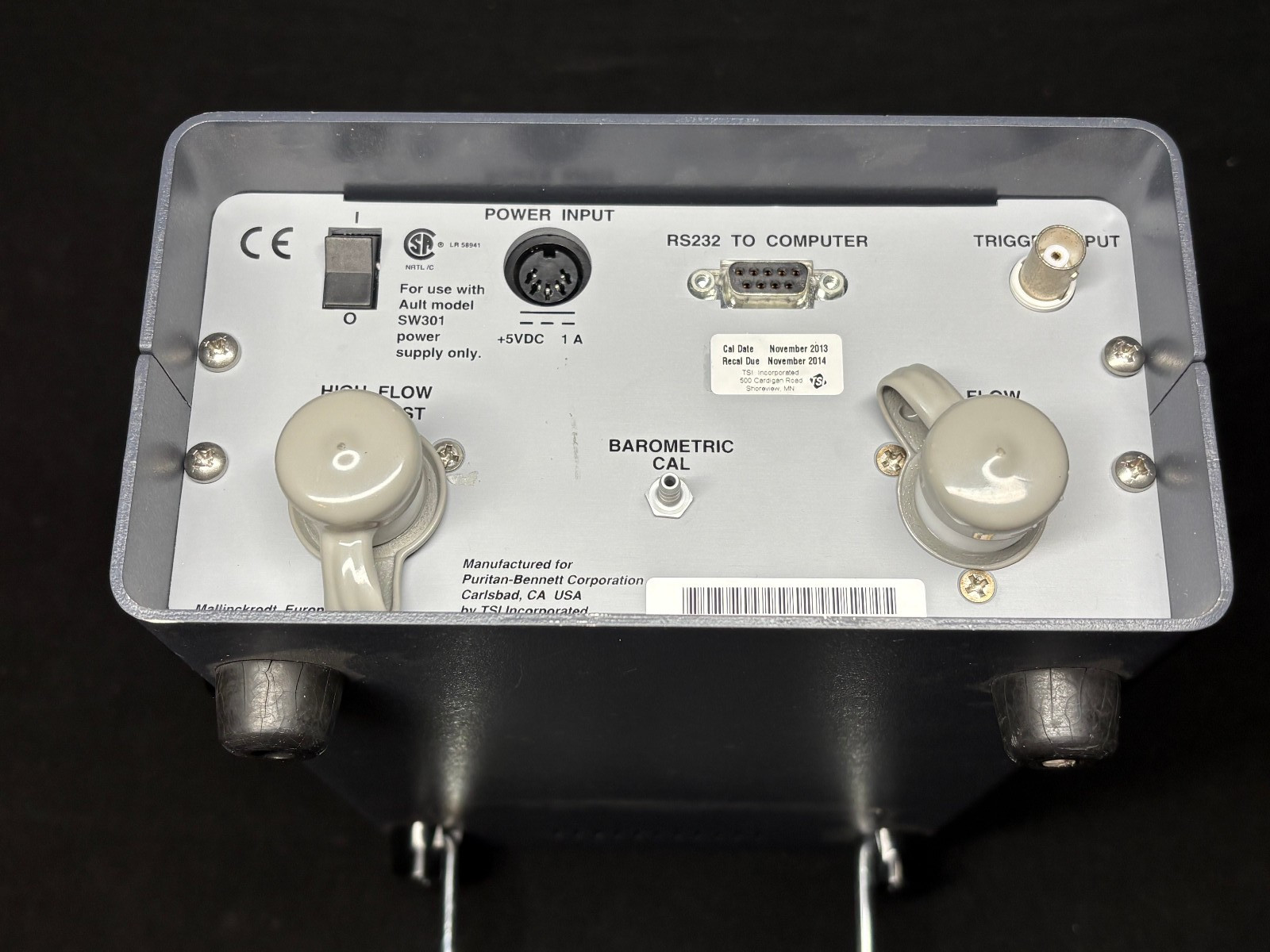 UNTESTED…Mallinckrodt Puritan Bennett PTS 2000 Portable Ventilator Analyzer