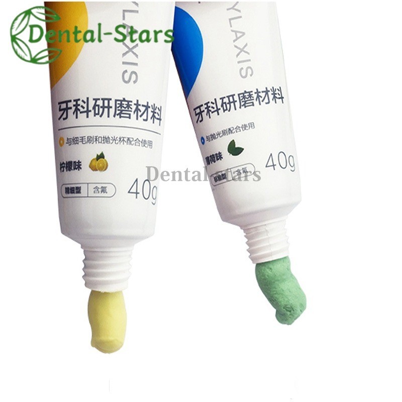 Dental Prophy Paste Fine Regular Grit Prophylaxis Paste w Fluoride For Polishing