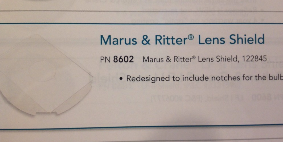 DCI 8602 Marus and Ritter 122845 Light Shield