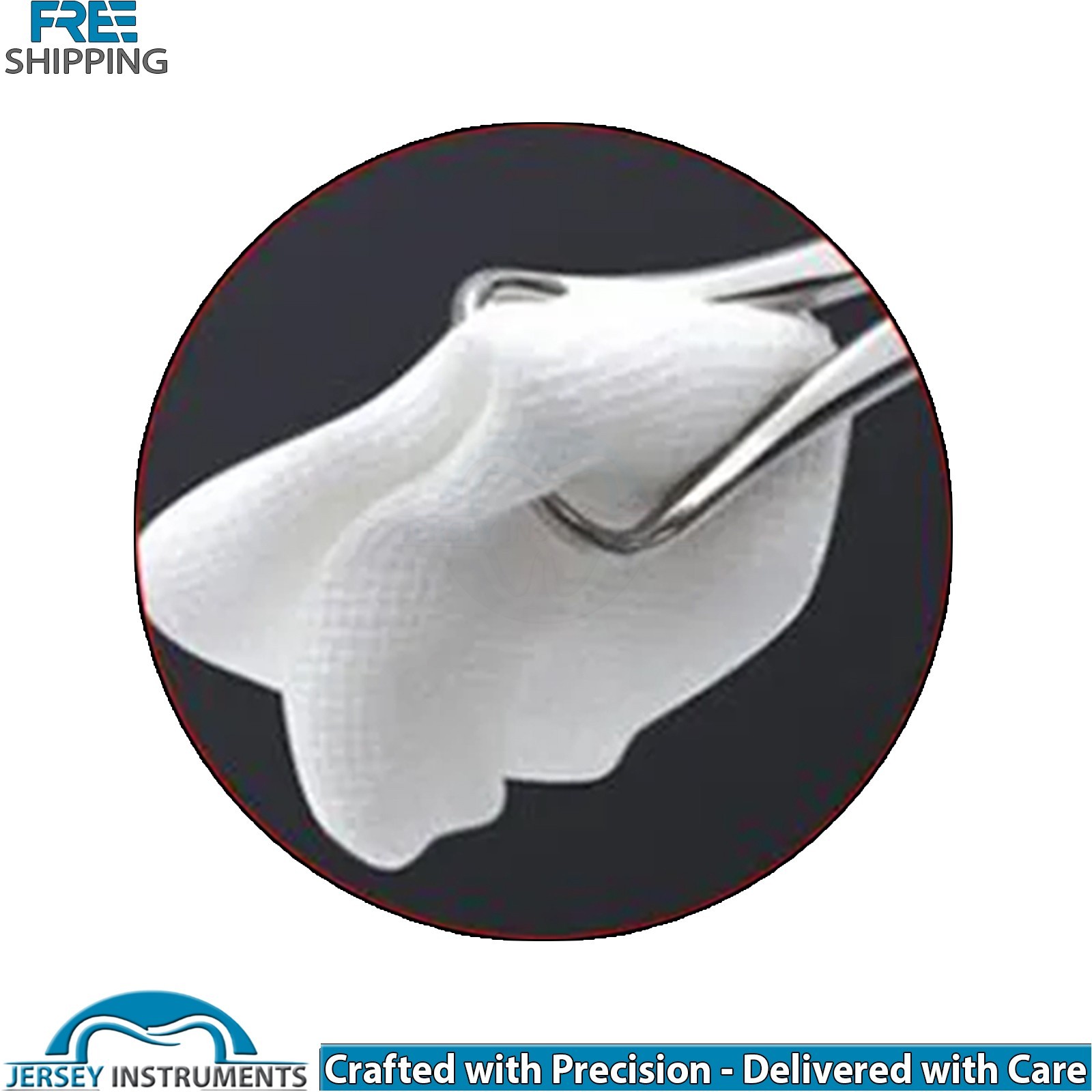 3 Pieces Backhaus Towel Clamp Forceps 13.5cm Surgical Dental Veterinary Tools CE