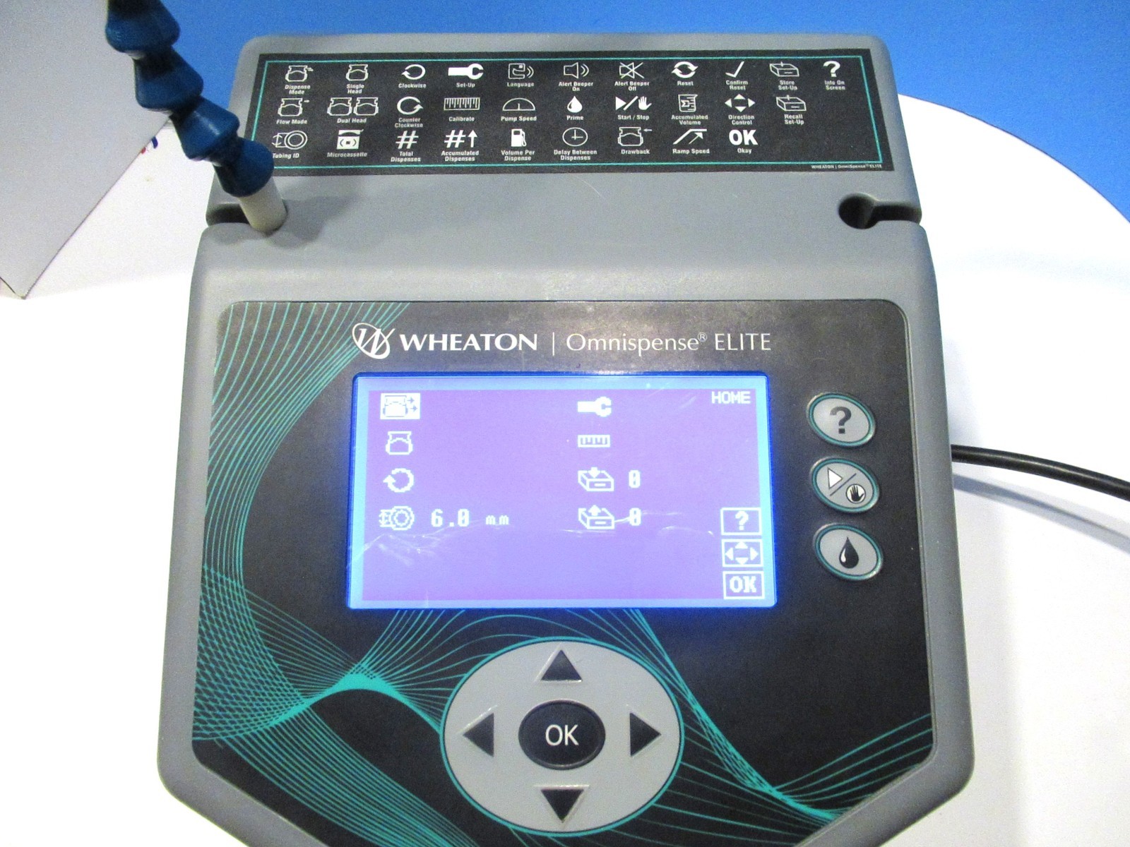 Wheaton Omnispense Elite W375030 Laboratory Peristaltic Liquid Dispensing Pump