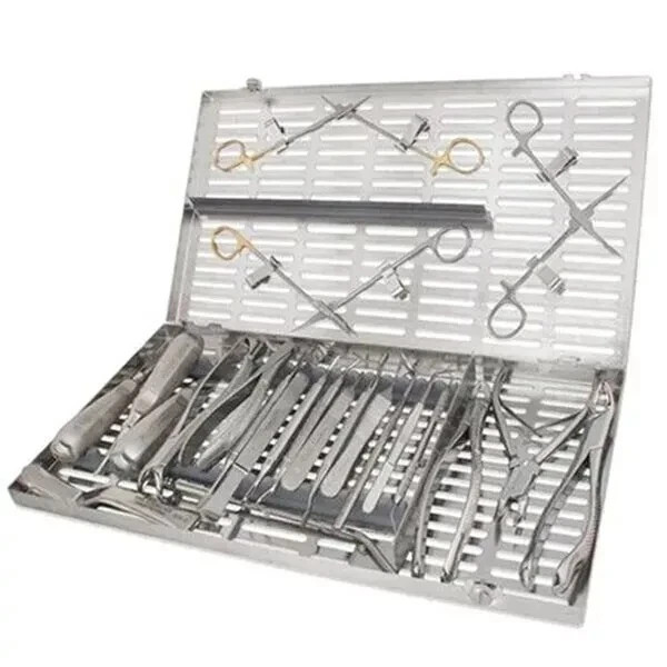 Oral Surgery Kit 24 Units Instruments with Extra Large Cassette Surgical instrum