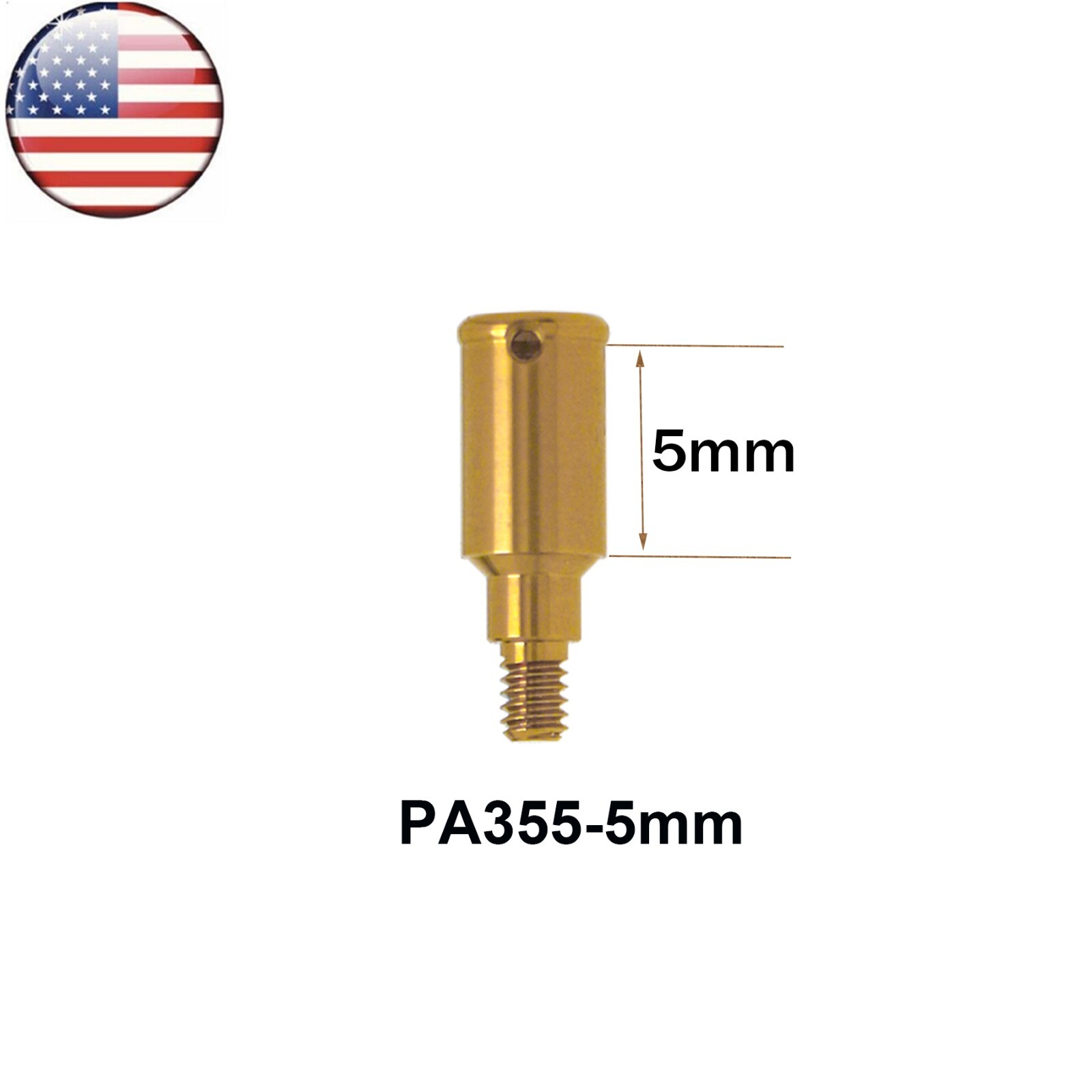 Dental Overdenture Locator Abutment for ZIMMER BEGO MIS Screw-Vent 3.5 Platform