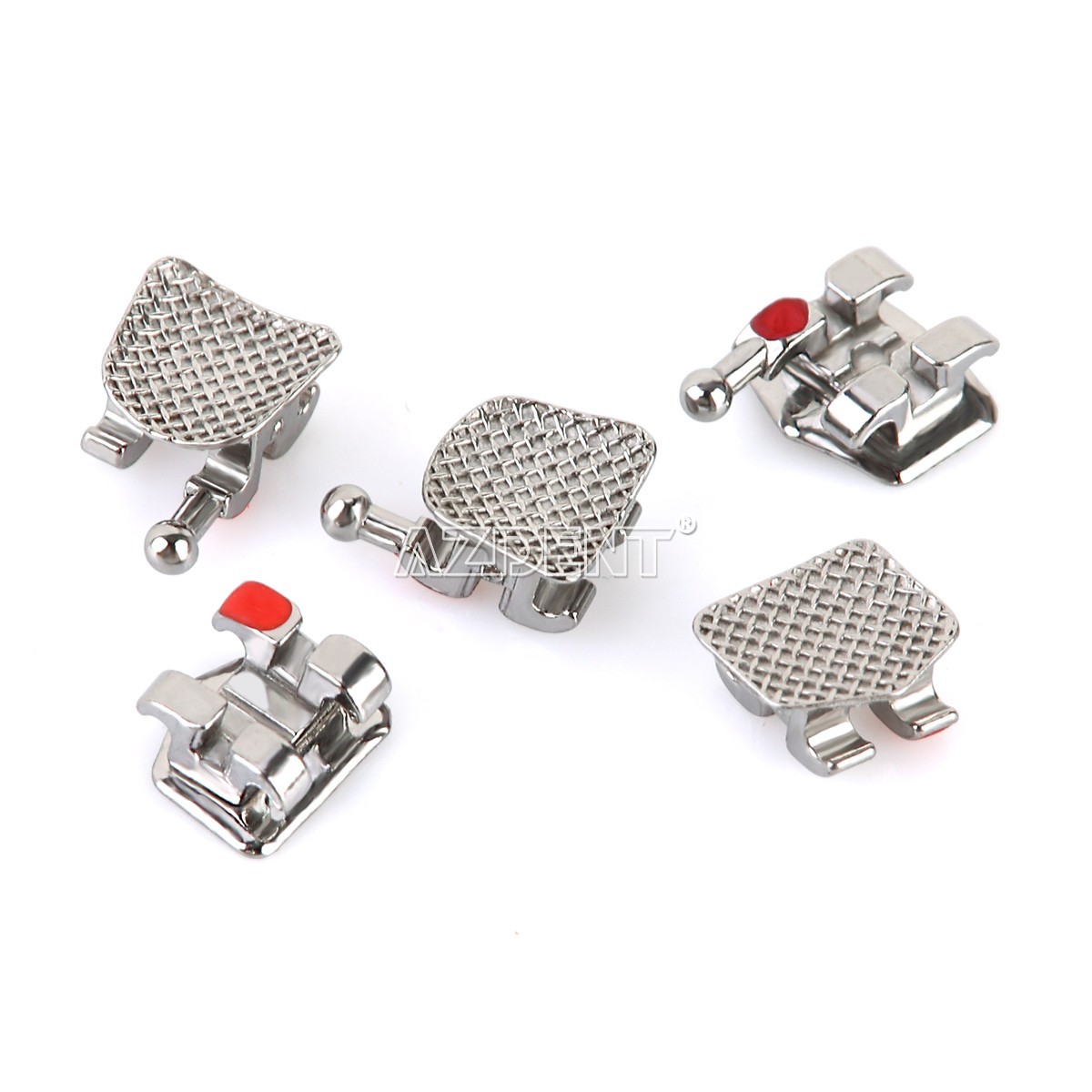 20pcs Dental Orthodontic Brackets Braces Mini Roth MBT Slot.022 3-4-5 Hooks