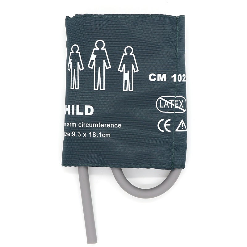Universal NIBP Cuff Single Tube Reusable Nylon Replacement Blood Pressure Cuff