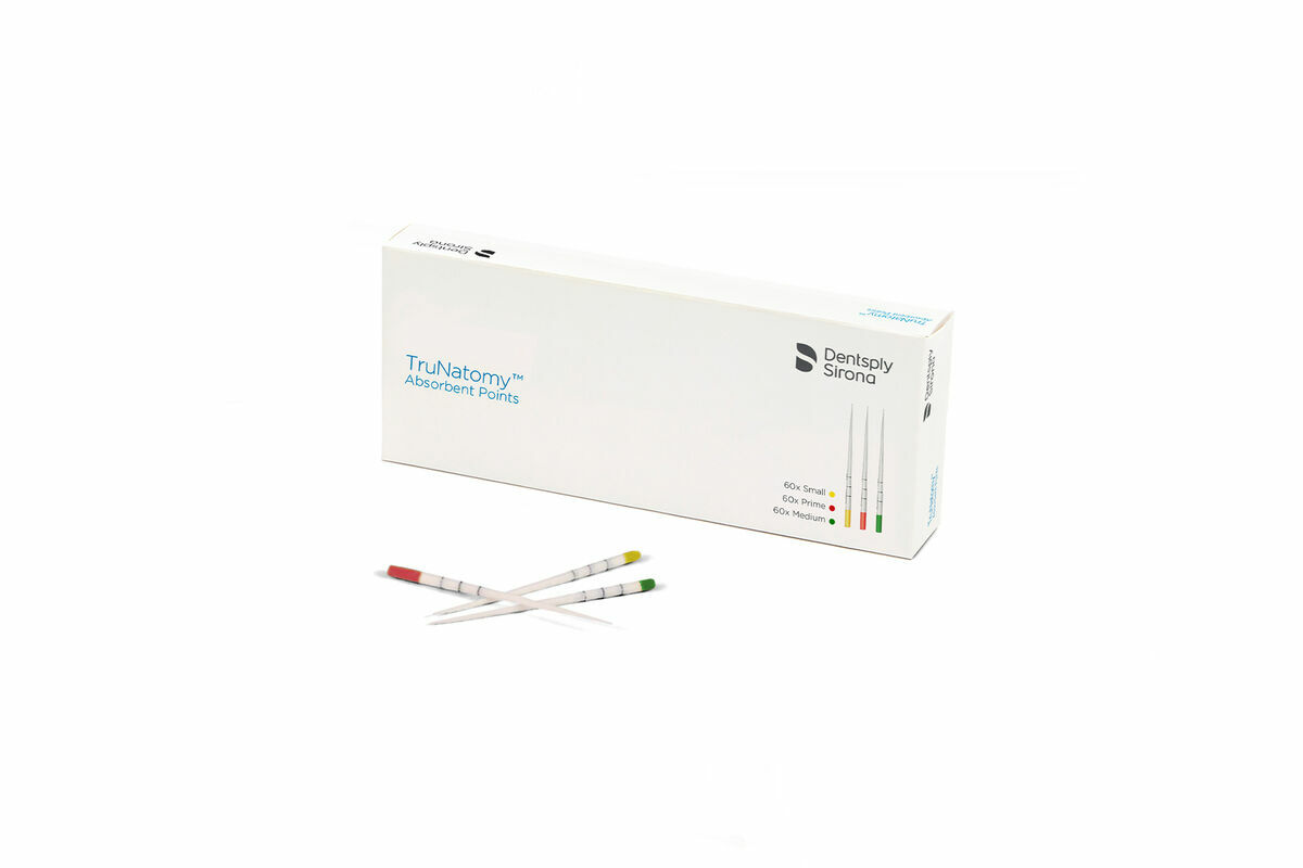 TruNatomy Absorbent Points / Paper Points by Dentsply (All sizes) (180/pack)