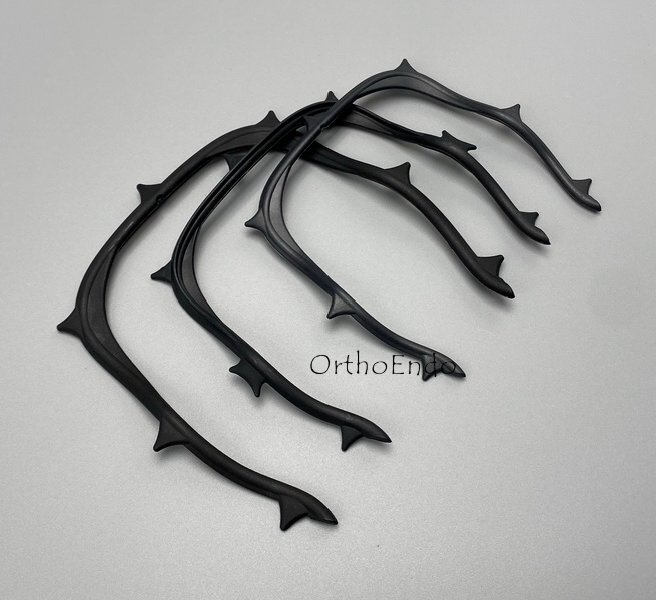 Dental Endodontics Plastic Rubber Dam Frames Sheets Brackets Black