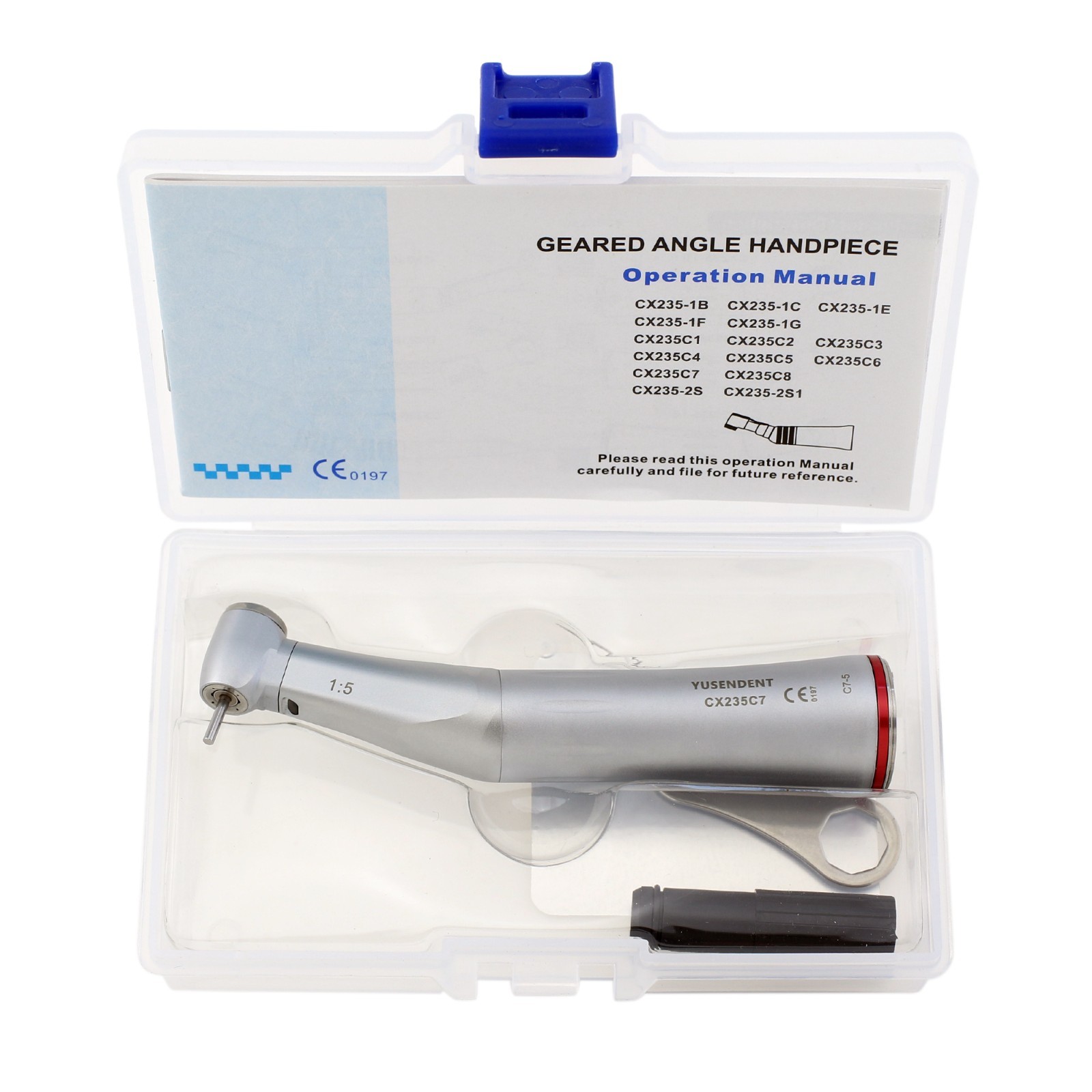 COXO Dental Electric Handpiece High Speed 1:5 Contra Angle C7-5 NSK Ti-Max Z95L