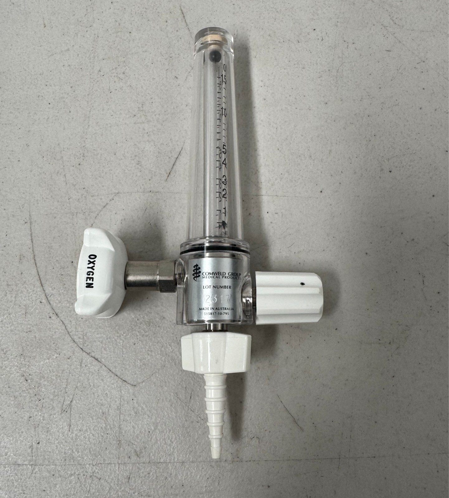 Comweld Ezi-Flow Medical Oxygen Flow Meter 0-15L/min 400kPa