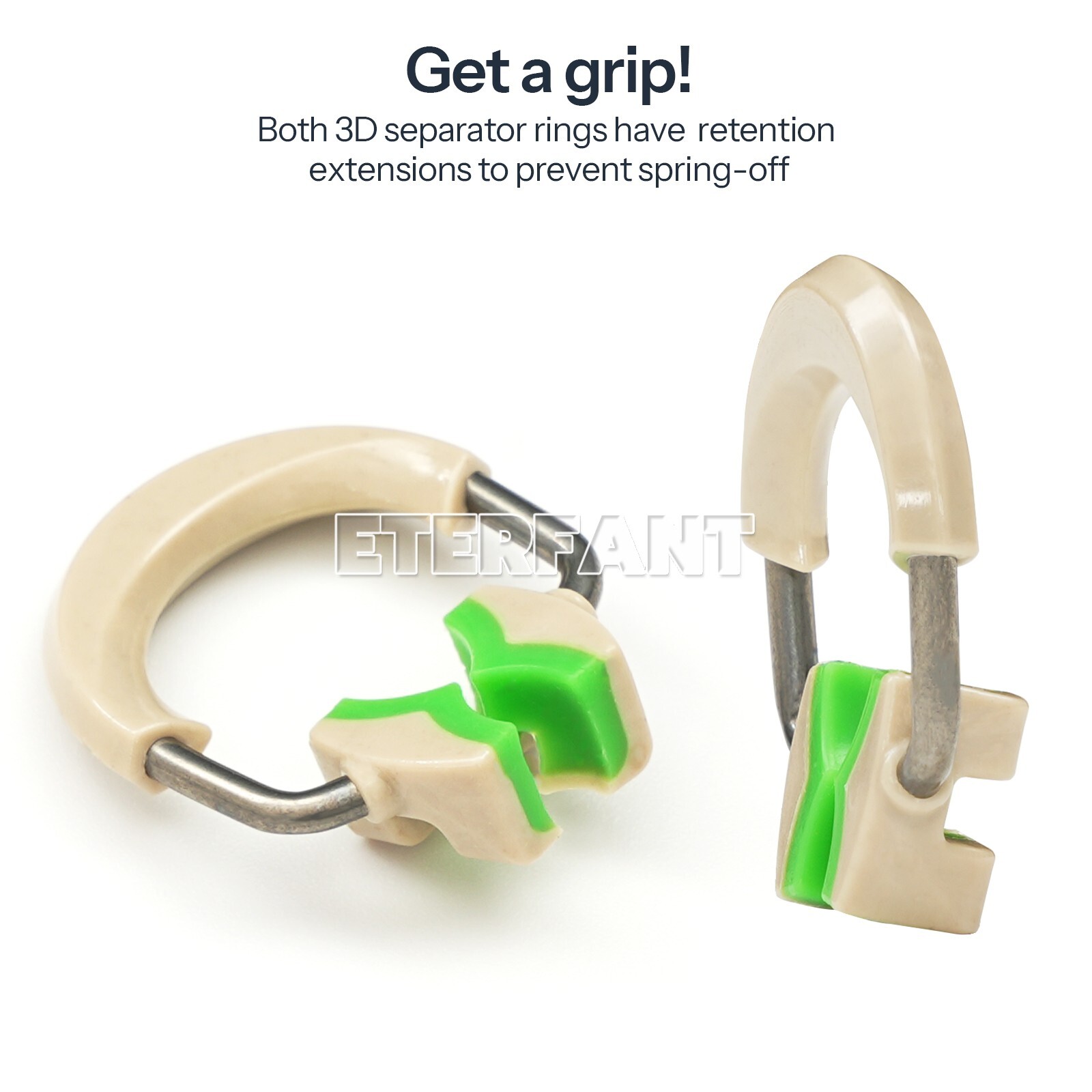 Dental 3D Separator Matrix Bands Rings Matrices Clip Clamp Titanium Fit Garrison