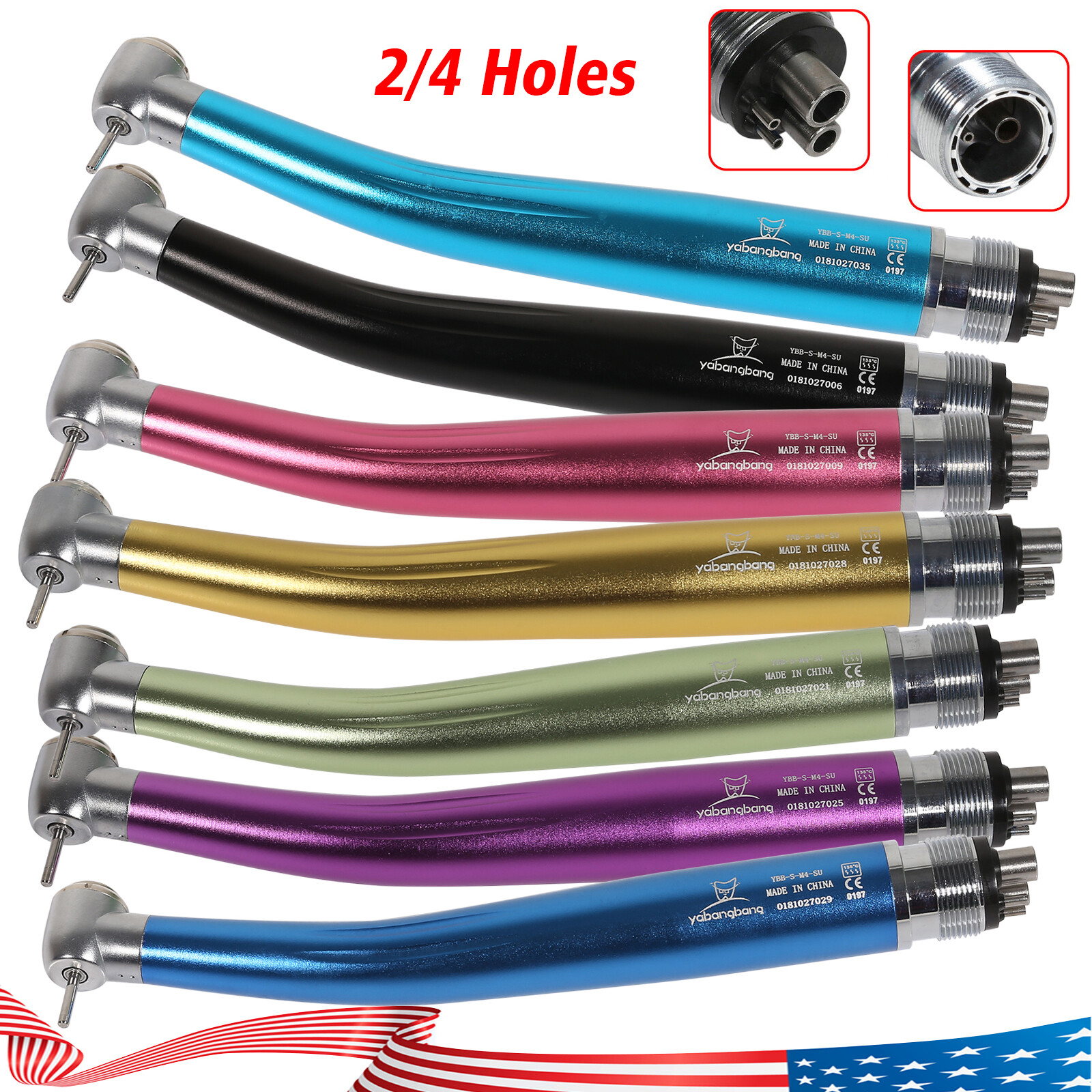 Dental High Speed Handpiece Turbine NSK PANA MAX Style Push Button 2/4 Hole po
