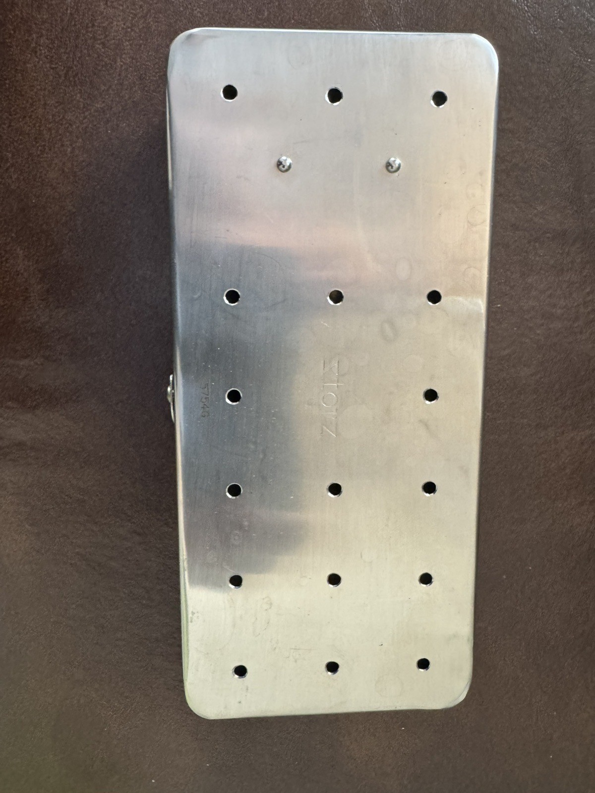 Sterilizer Case Stainless Steel for Small Instruments Storz E5754G 7x3x4 In.