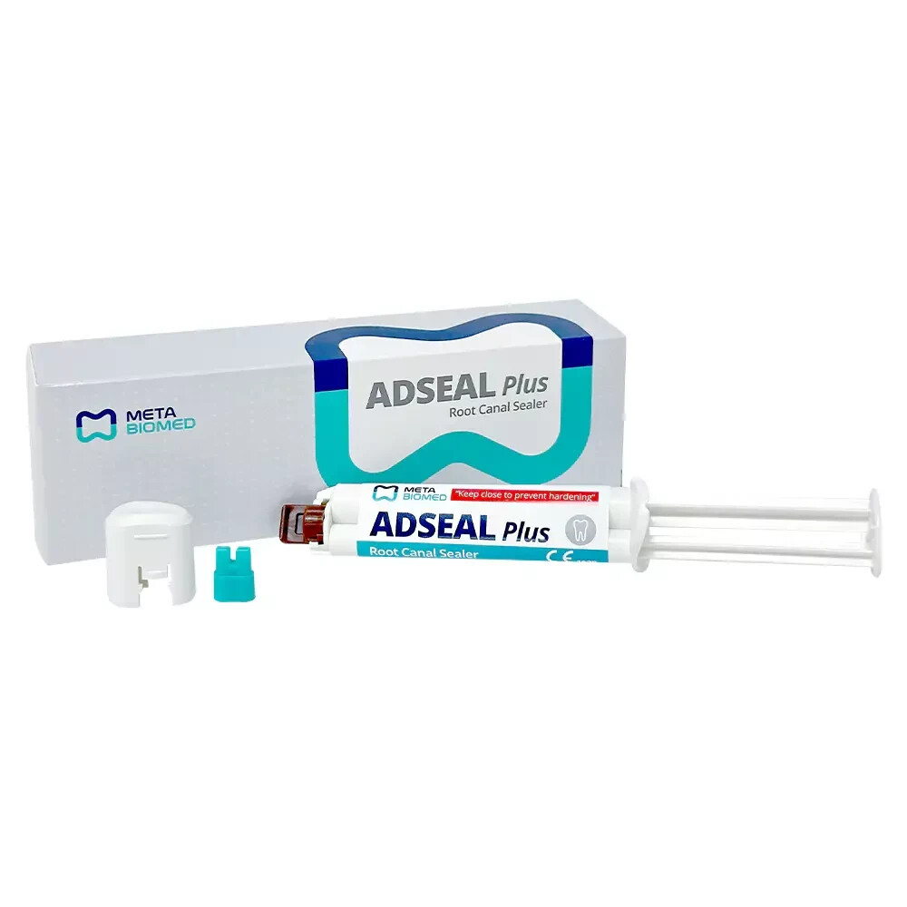 Meta Biomed Adseal Plus Resin Based Root Canal Sealer 13.5g Dual Syr (Free Ship)