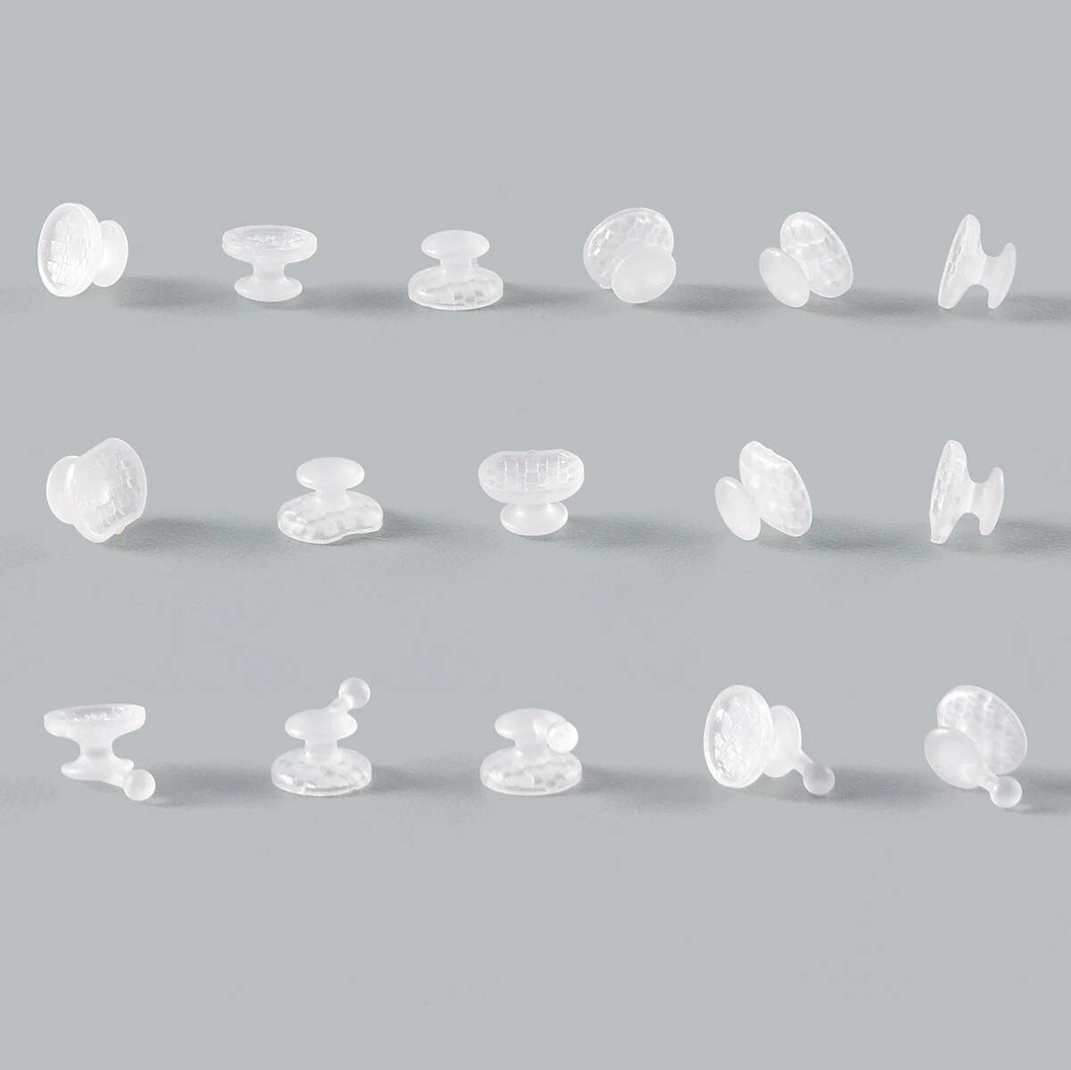 10 Pcs/Pack Dental Orthodontic Composite Ceramic Clear Lingual Button Bondable
