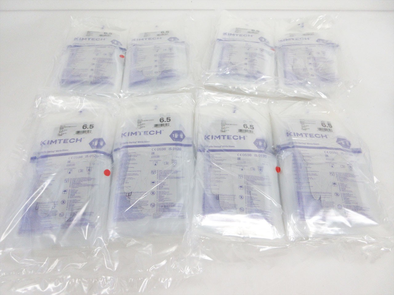 120 GLOVE KIMTECH 11822 SIZE 6.5 G3 STERILE STERLING NITRILE CLEANROOM EXP 2029