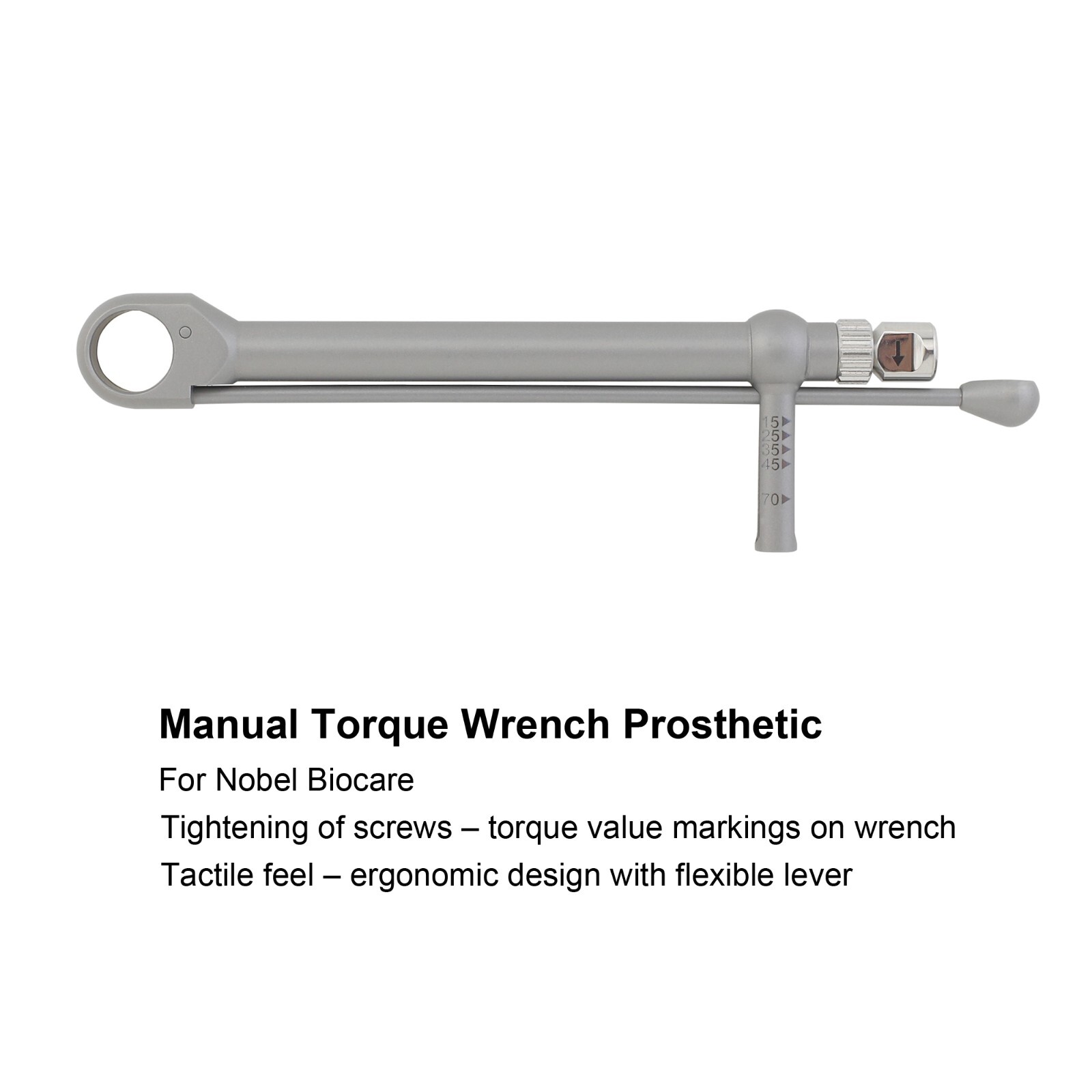 Implant Nobel Biocare Torque Wrench UniGrip Screwdriver Drivers Manual Adapter