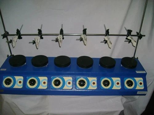 SOXHLET APPARATUS 6 TEST MANTLE TYPE SUPERB QUALITY LABORATORY INSTRUMENTS