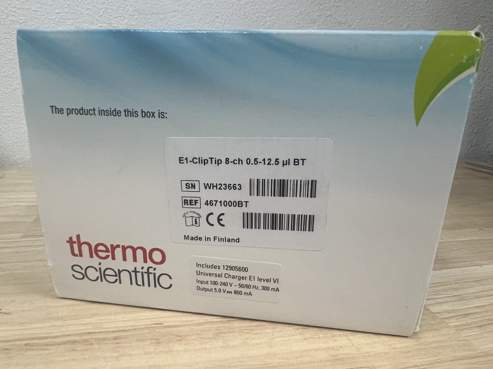 thermo scientific E1-CLIPTIP 8 channel 12.5ul 4671000BT PIPETTE