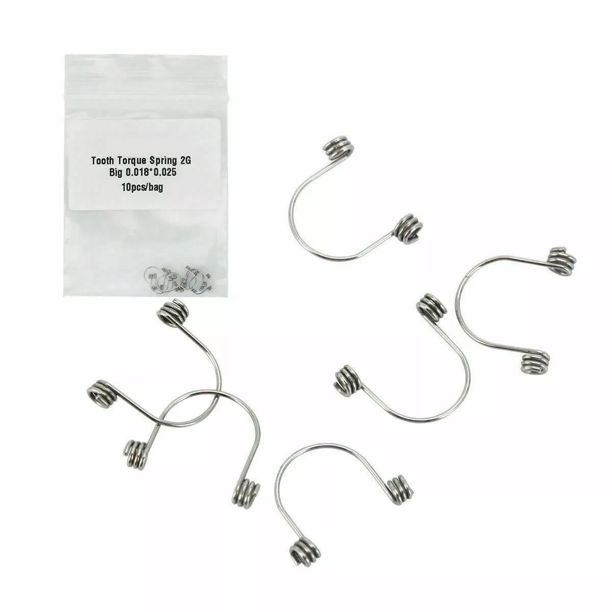 10Pc/Pack Dental Orthodontic Anterior Teeth Torque Spring Rectangular Arch L/M/S