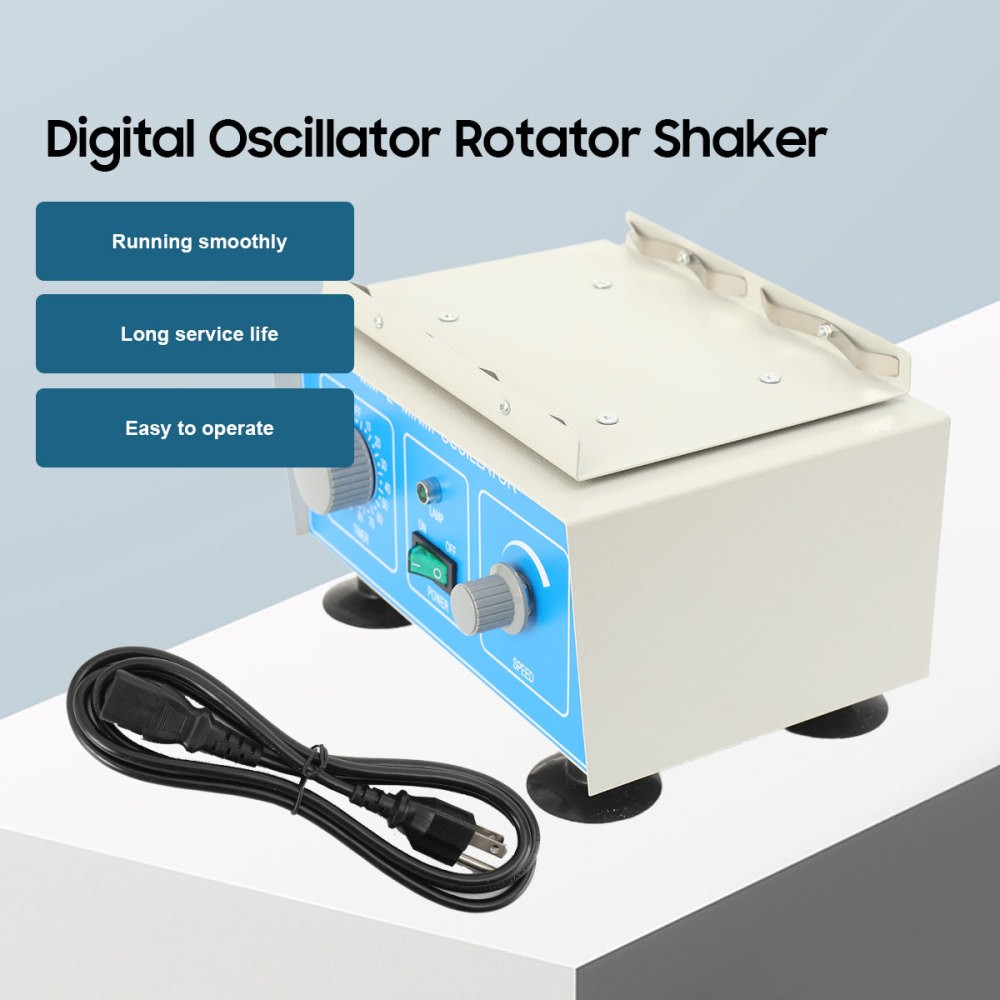 Digital Oscillator Rotator Shaker Lab Micro Plate Shaker with Timer 0-120MIN