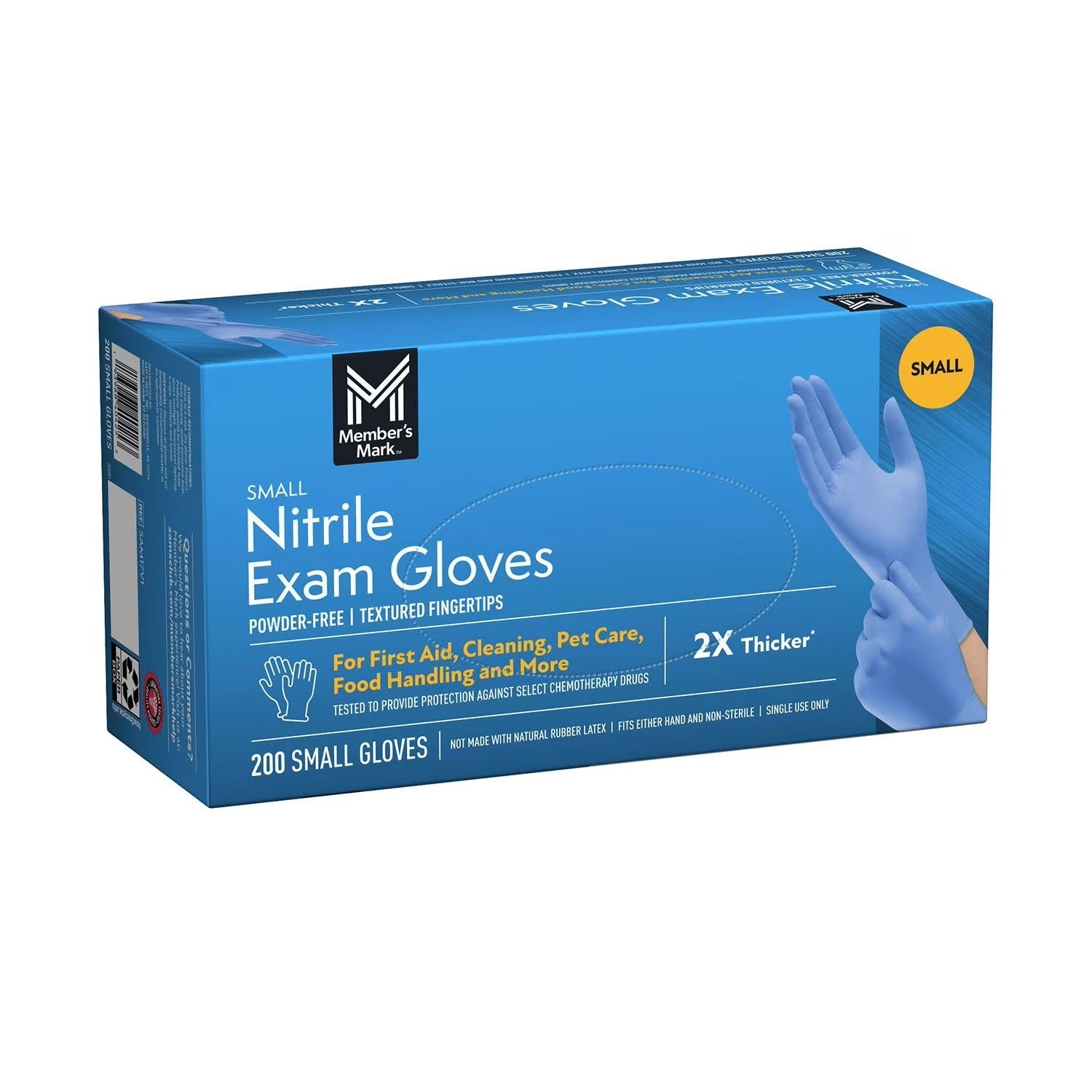 Member’s Mark Nitrile Exam Gloves Small Powder Free,200 ct, Great Price