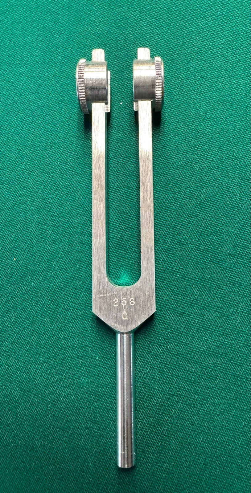 MILTEX Tuning Forks ~ Aluminum Alloy ~ C-256 Vibrations ~ MFID: 19-104 ~ Medical