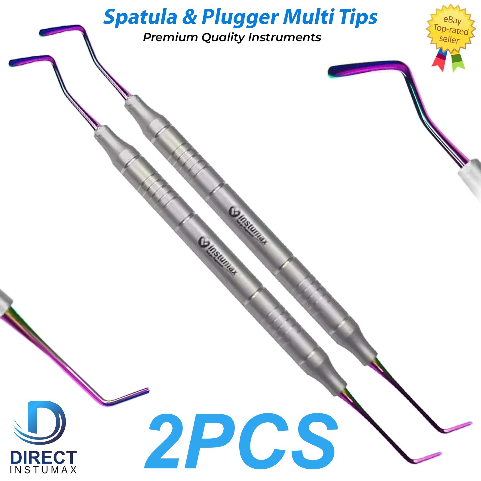 Dental Composite Filling Instruments Multi Tip Spatula Plugger Restorative