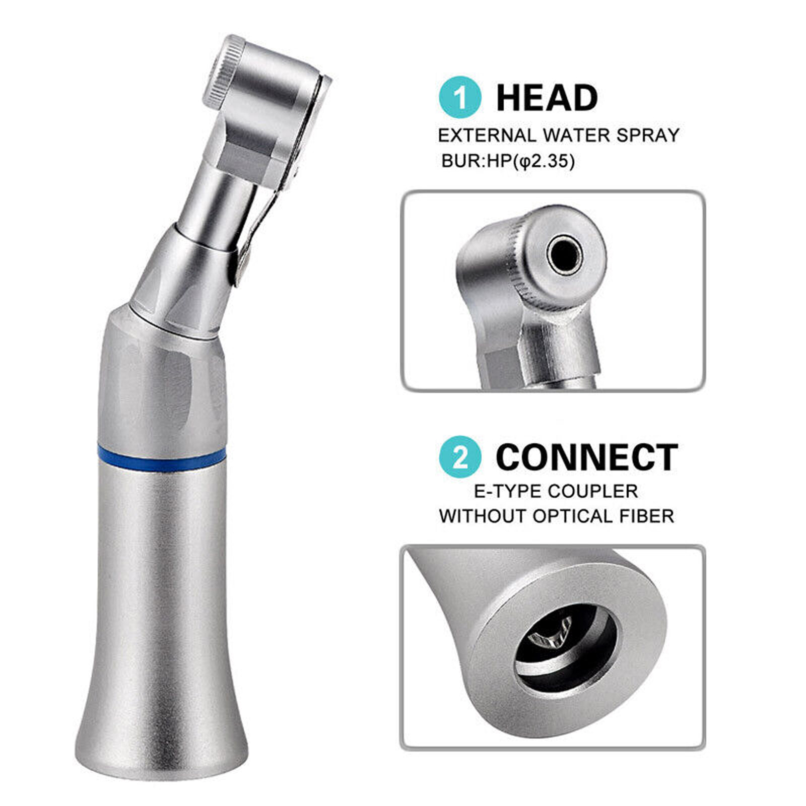 Dental Low Slow Speed Contra Angle Handpiece E-type Latch Contra-angle For NSK