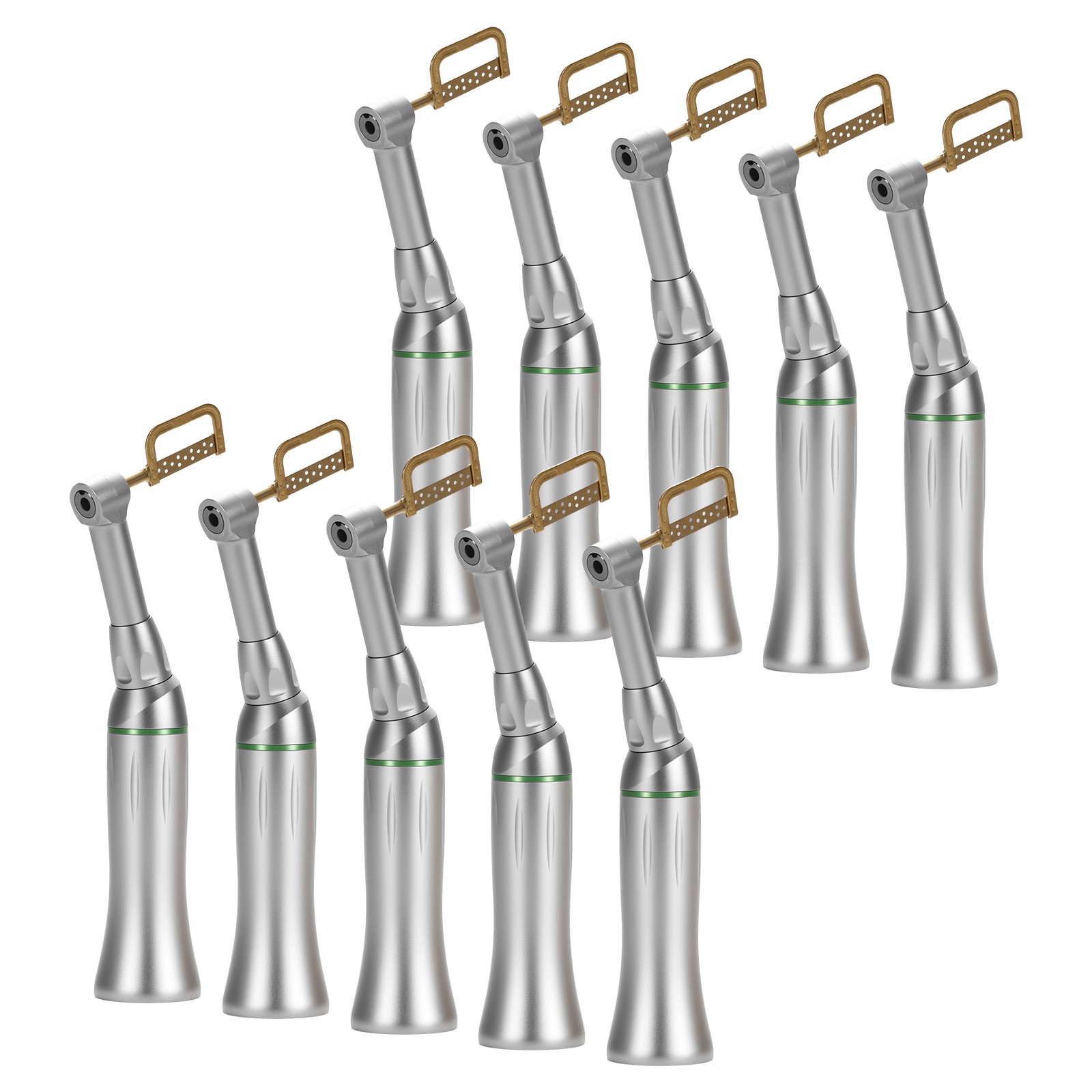 1-10 Dental Contra Angle 4:1 Reduction Handpiece IPR Reciprocating Stripping Kit
